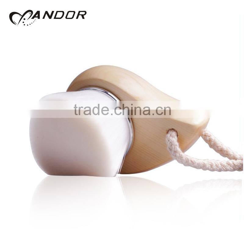 KR popular best soft bristle comma wood face brushes