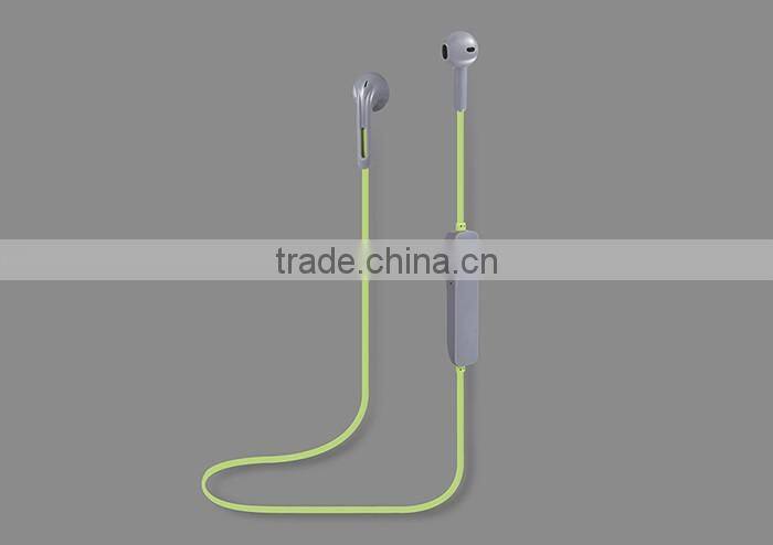 2016 Top Sales Stereo Bluetooth Universal sport Cordless Earbuds wireless earpiece mic the headset Best quality earphones