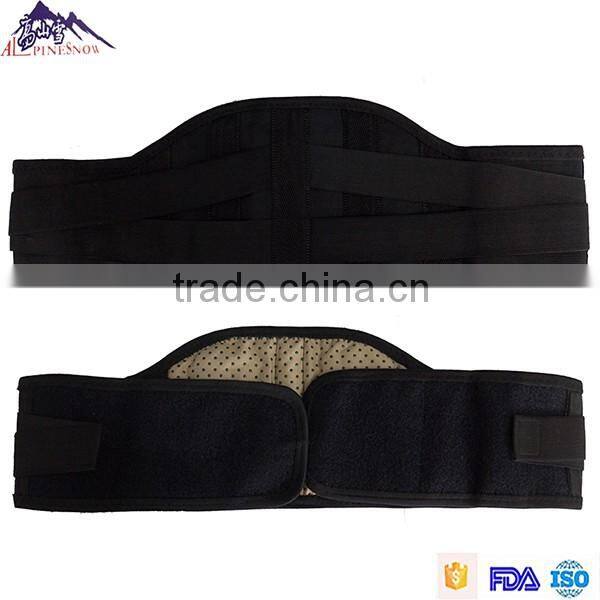 Alpinesnow Elastic Cloth Black Abdominal Orthopedic Back Support Lumbar Brace