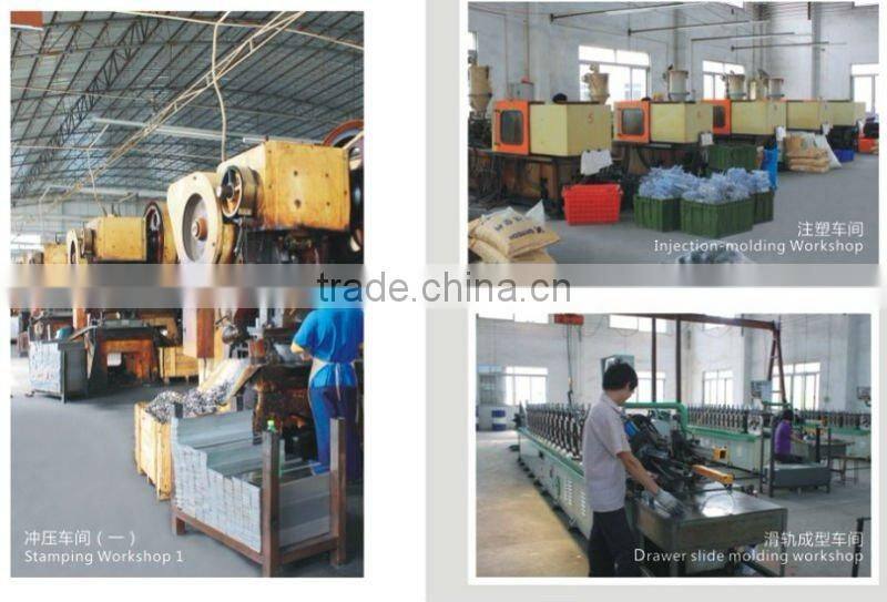 Make in China US type Full extension soft closing drawer slide