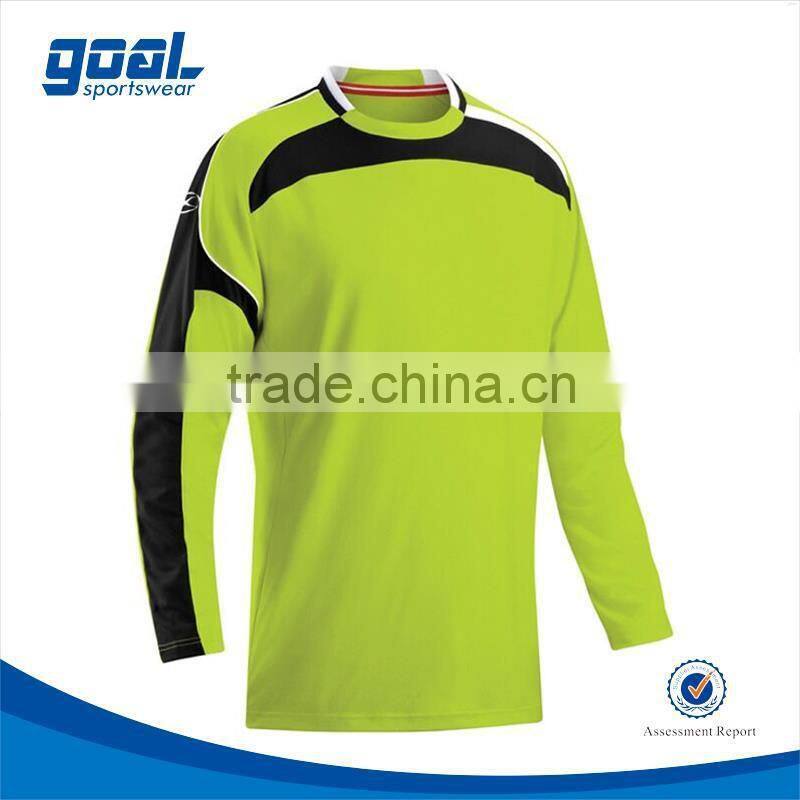 Good quality wholesale high quality football jersey goalie