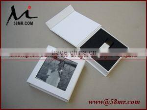 2015 Wedding Linen USB Flash Drive Packaging Gift Box Holder Wholesale