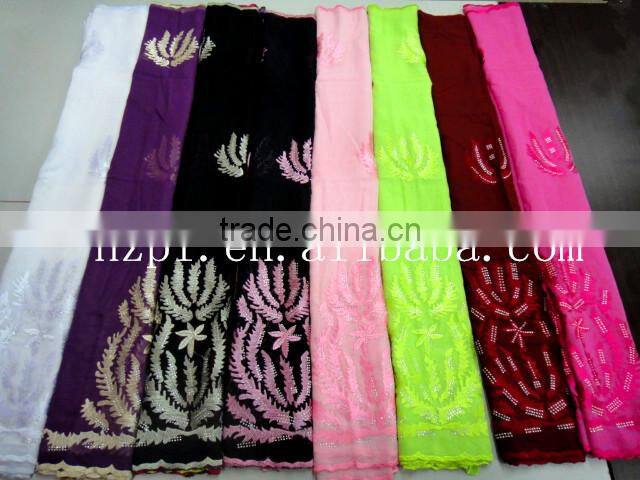 african muslim scarf for women/embroidered silk scarf/shawl scarf (TJ0044)
