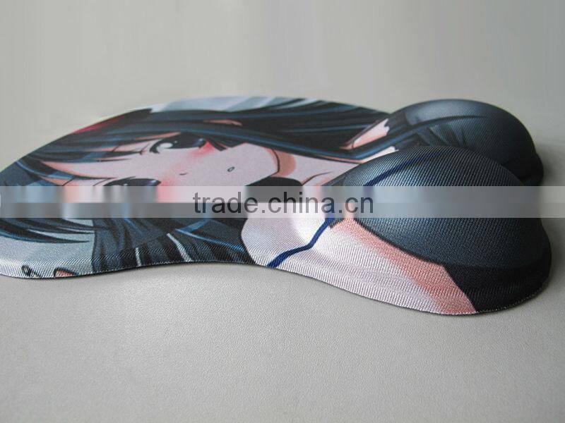 Customized 3D gel breast mouse pad