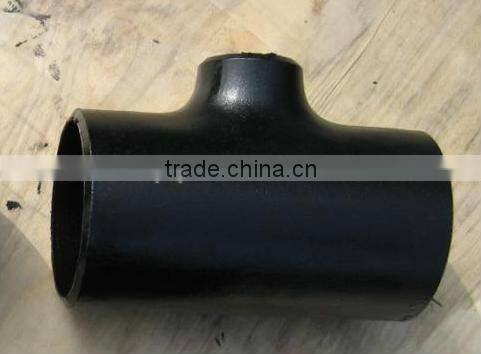 high quality 150# sch40 steel reducing tee