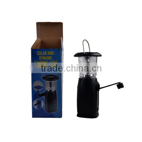 Cheap Rechargeable Battery Included Solar Hand Cranking Dynamo Lantern