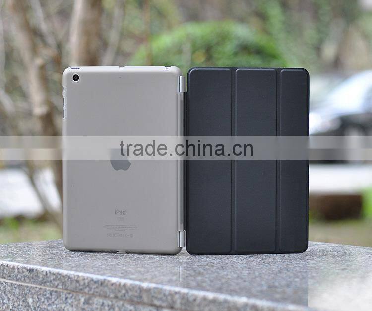 Smart leather case for iPad mini 2 with Sleep Function and Support Stand
