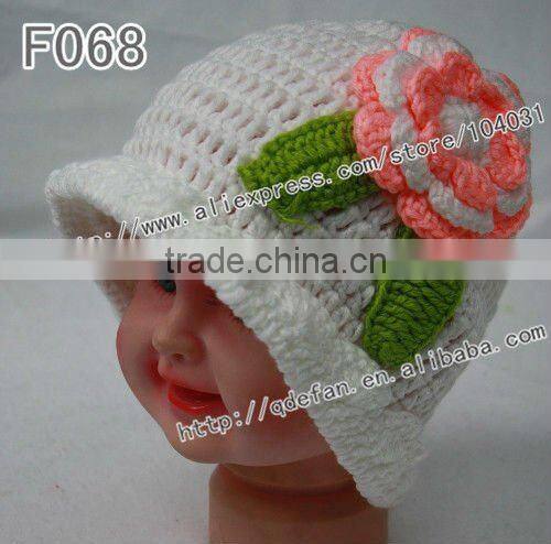 100% cotton crochet cheap sun hats,knitted hat patterns for girls,stylish girls straw sun hat