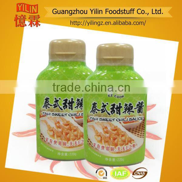 2015 hot selling 485g red thai sriracha chili sauce