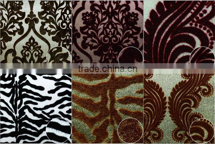 Interior decor flocks lattice wallpaper