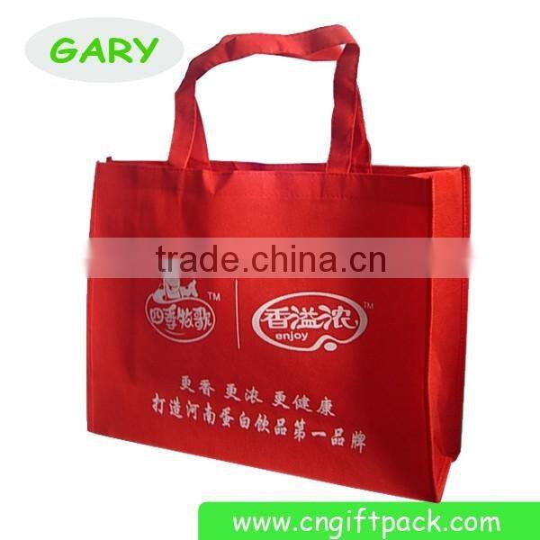 Grey Non-woven Tote Bag Print Tote with Label