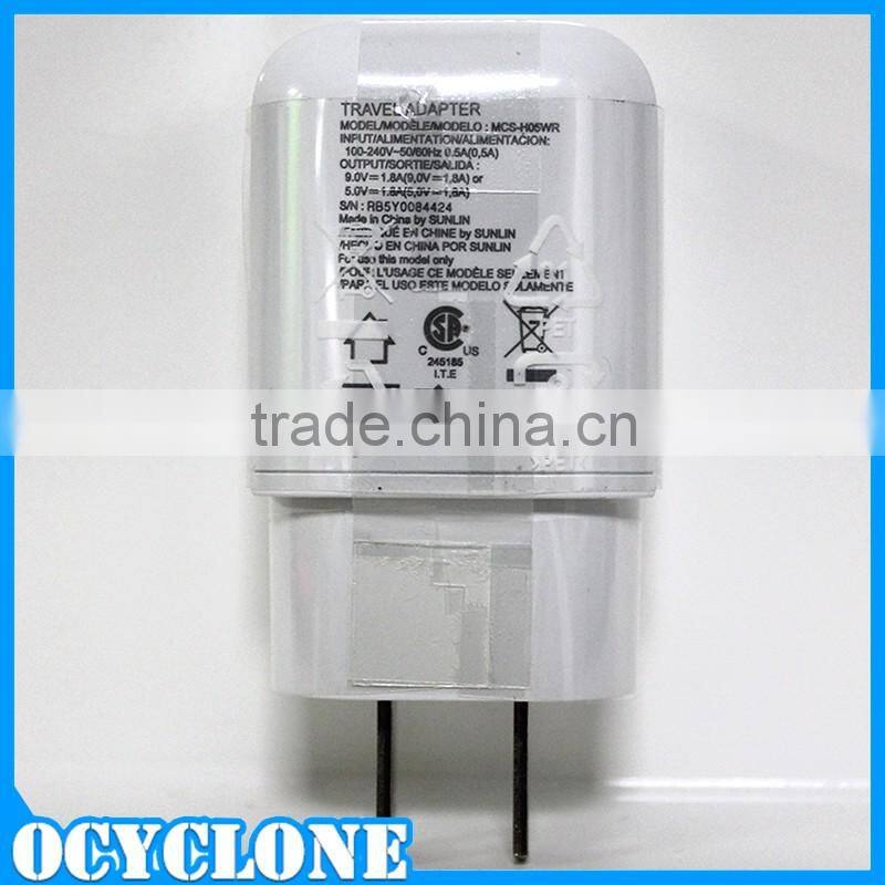 MCS-H05WR Genuine Quick Charger for LG G4 mini 9V 1.8A adapter