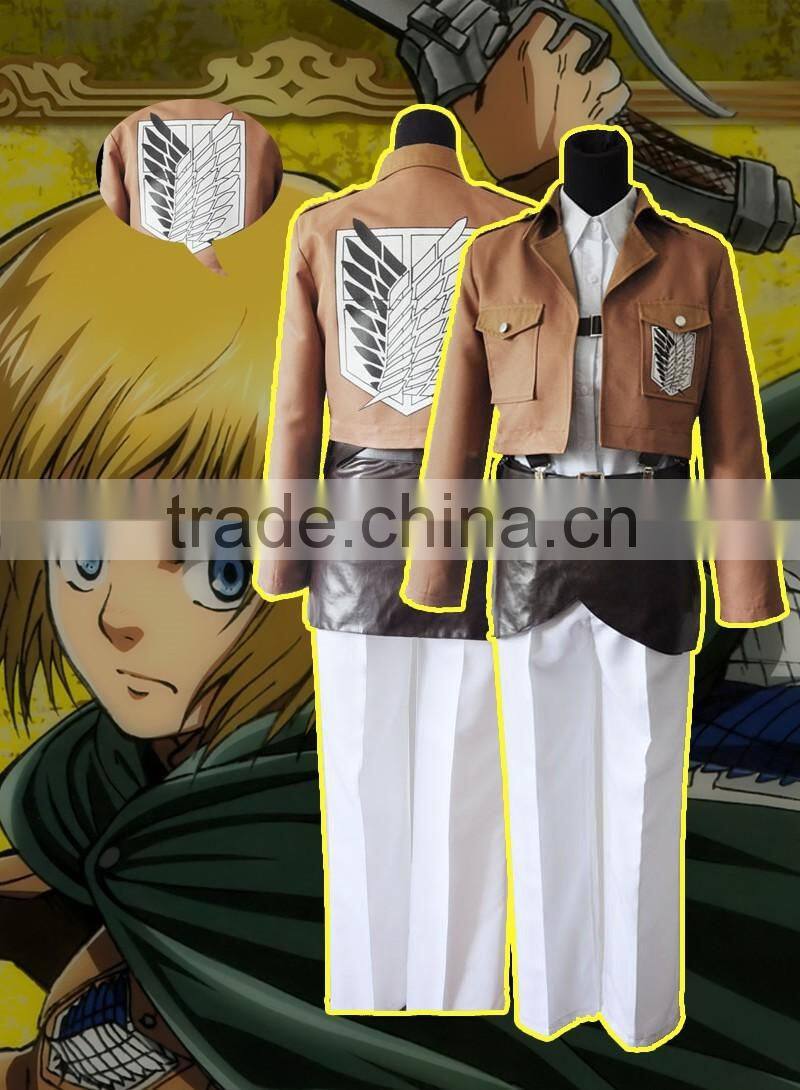 halloween carnival cosplay Armin Arlart anime costume for adult