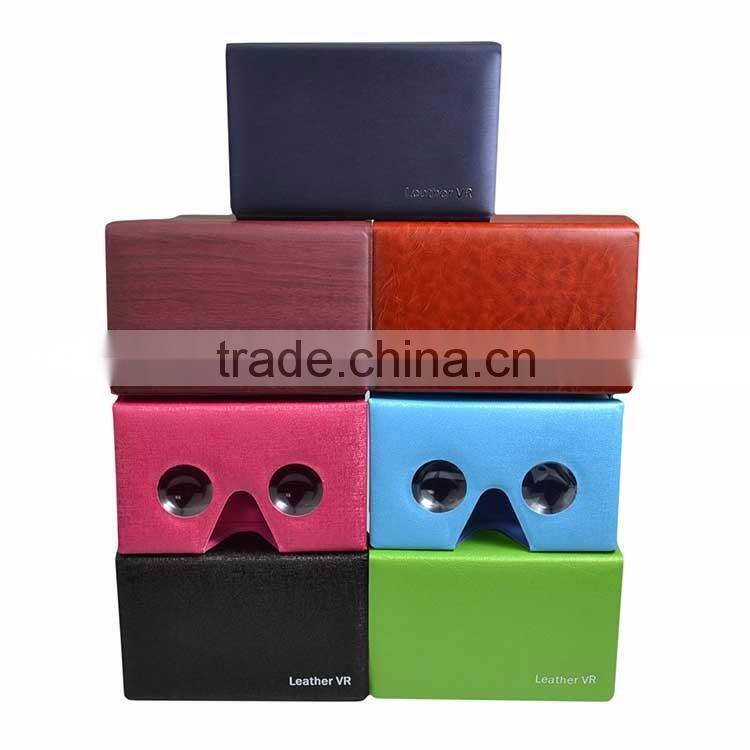 2016hot selling high quality vr 46 acrylic google cardboard biconvex lens virtual reality gear