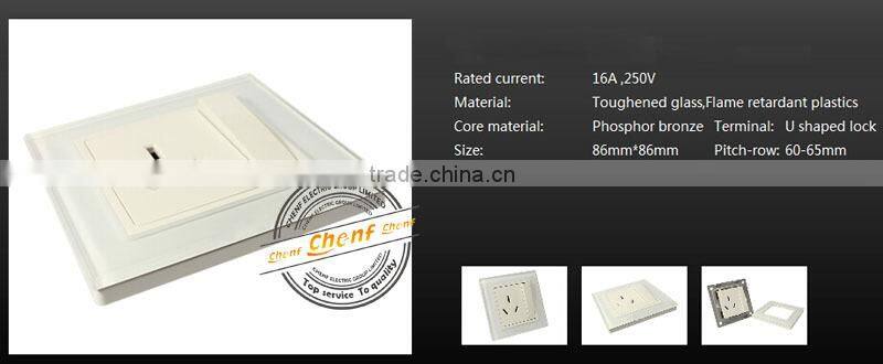 Hot Sell Cheaper 16A Power Single Gang Wall Outlet Socket Switch