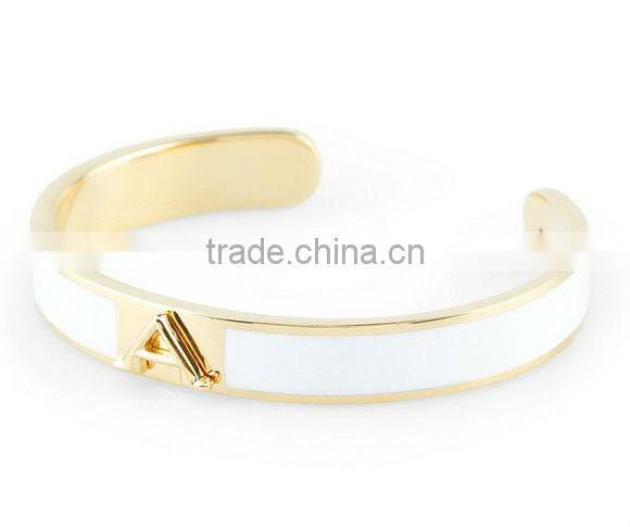 wholesale gold plated bangles fashion bracelet jewelry initial bracelet