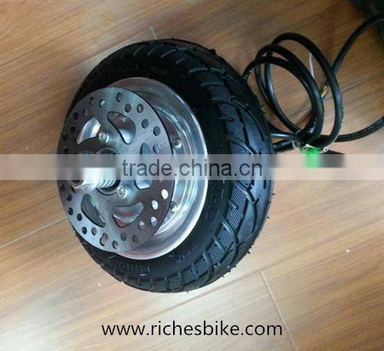 8 inch tubeless double shaft scooter motor wheelchair motor