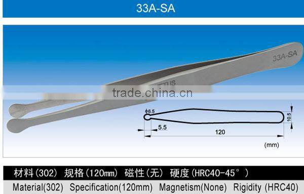 SA series stainless steel tweezers / ESD Stainless Steel Tweezers /stainless steel tweezers with free samples