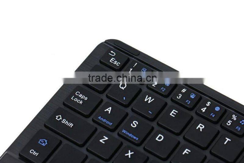 Opnew factory wholesale mini bluetooth keyboard for tablet with PU leather cover