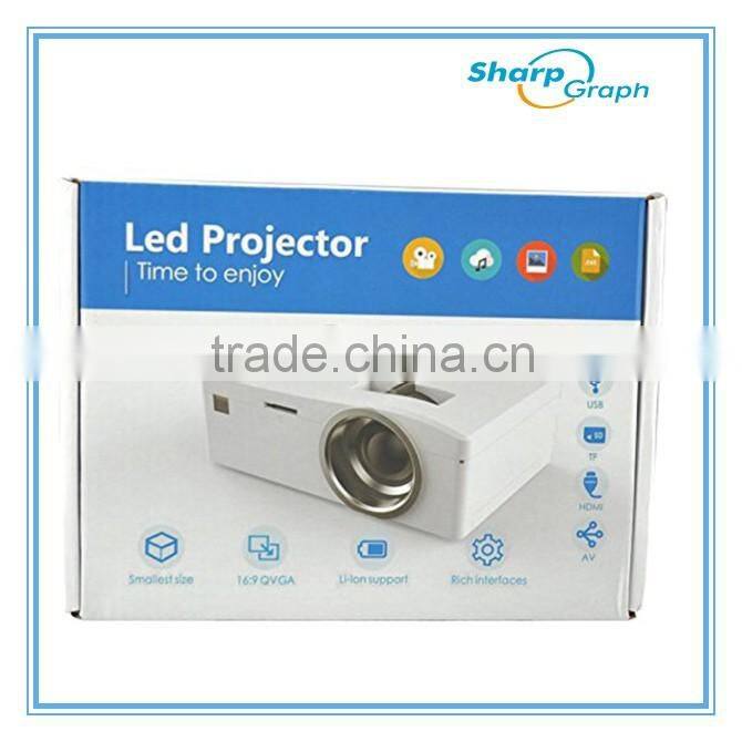 Wholesale Online Shopping UNIC Mini Full HD LED 3D Beam Projector UC18 Smart LCD Projeksiyon with Battery