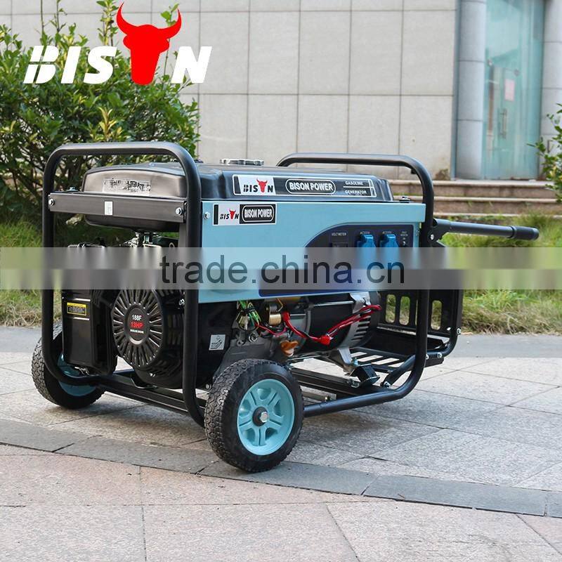 BISON(CHINA) Competitive Price 5000 Watt Generator Dynamo with Factory Supplier BS6500