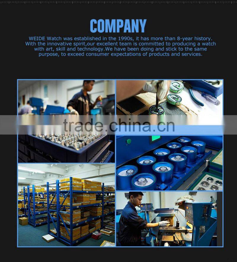 WEIDE Sport Band Watch Wrist Watch Collection PU Wholesale Price Men Watch Alibaba Express