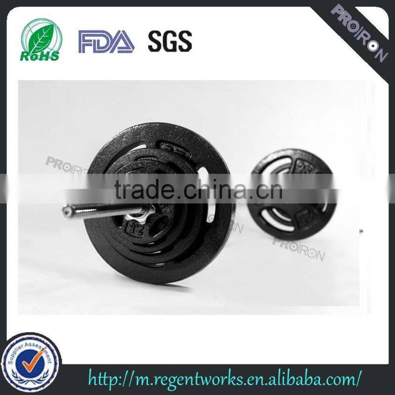 60" Threaded Regular weight barbell bar set