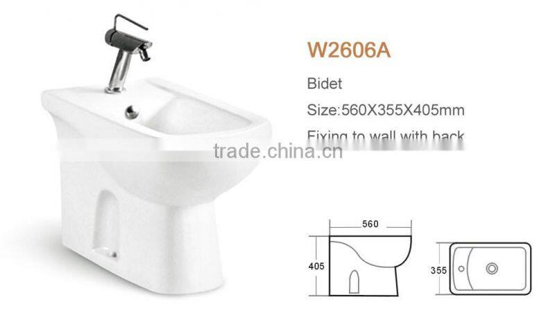 WDR square hand sanitary ceramic clean vagina Guangdong bidet seat