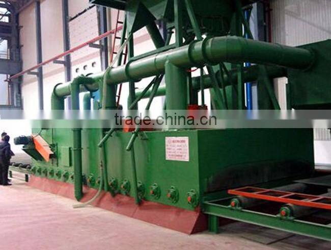 2016 hot sale Steel plate blasting machines/shot blasting machine