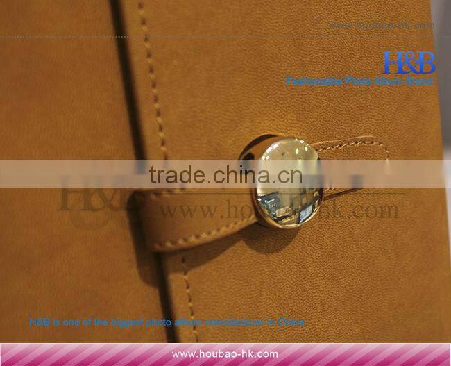 H&B new design 12*12,14*14 personalized leather photo albums