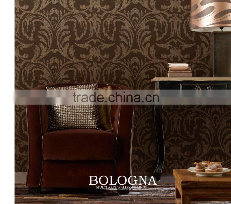 Hot fashion non-woven simple design wallpaper for home decoration