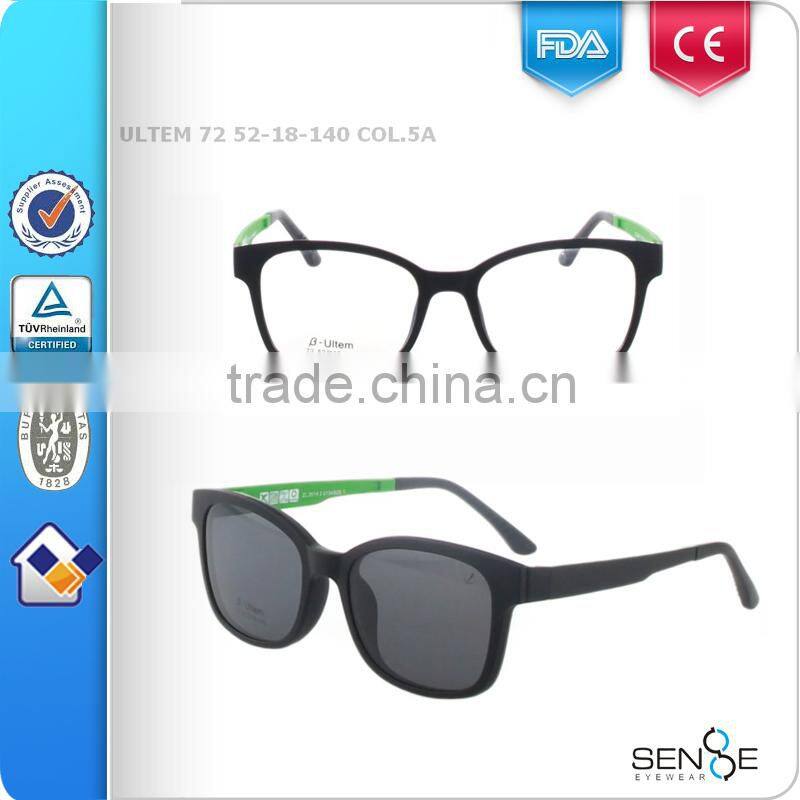 2015 red polarized clip on sunglasses