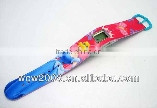 Children digital plastic watch