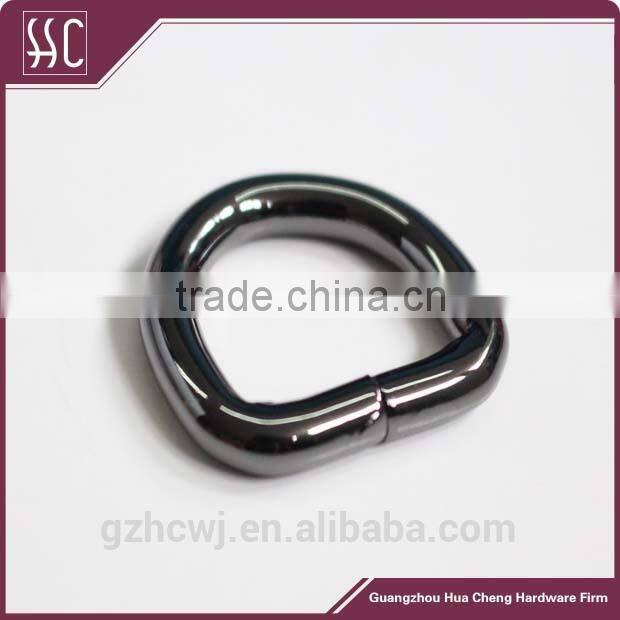 High quality metal D ring for bag polishing handbag ring