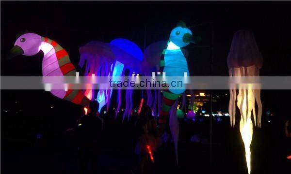 amazing inflatable jellyfish lighting,inflatable jellyfish decoration,led inflatable jellyfish balloon