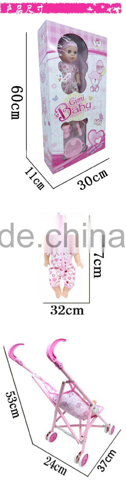 plastic doll stroller cheap boy lifelike baby doll toy