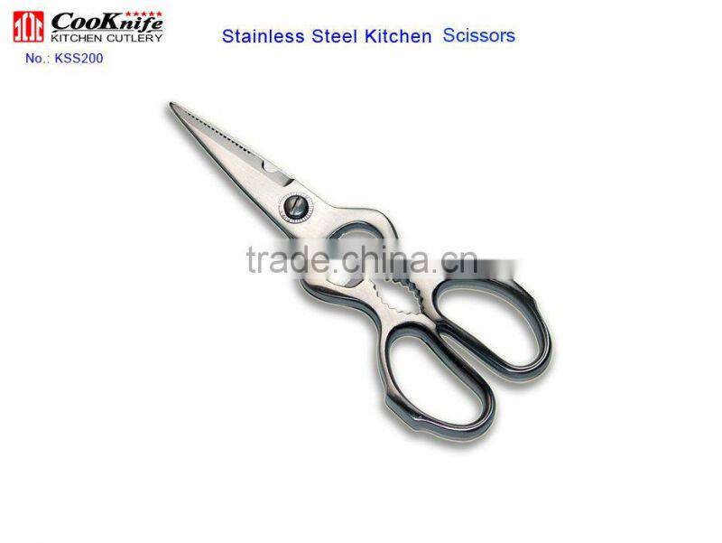 Hot Sell All Stainless Steel Chicken Bone Scissors Chicken Cutting Scissors