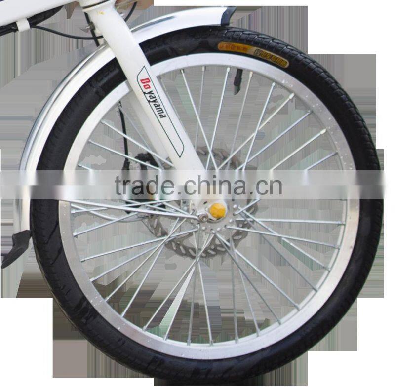 excellent folding electric bicycle with pedal OEM Lithium ion battery
