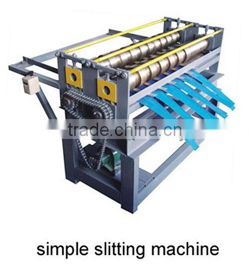Low Price Simple Galvanized Metal Sheet Slitter Machine