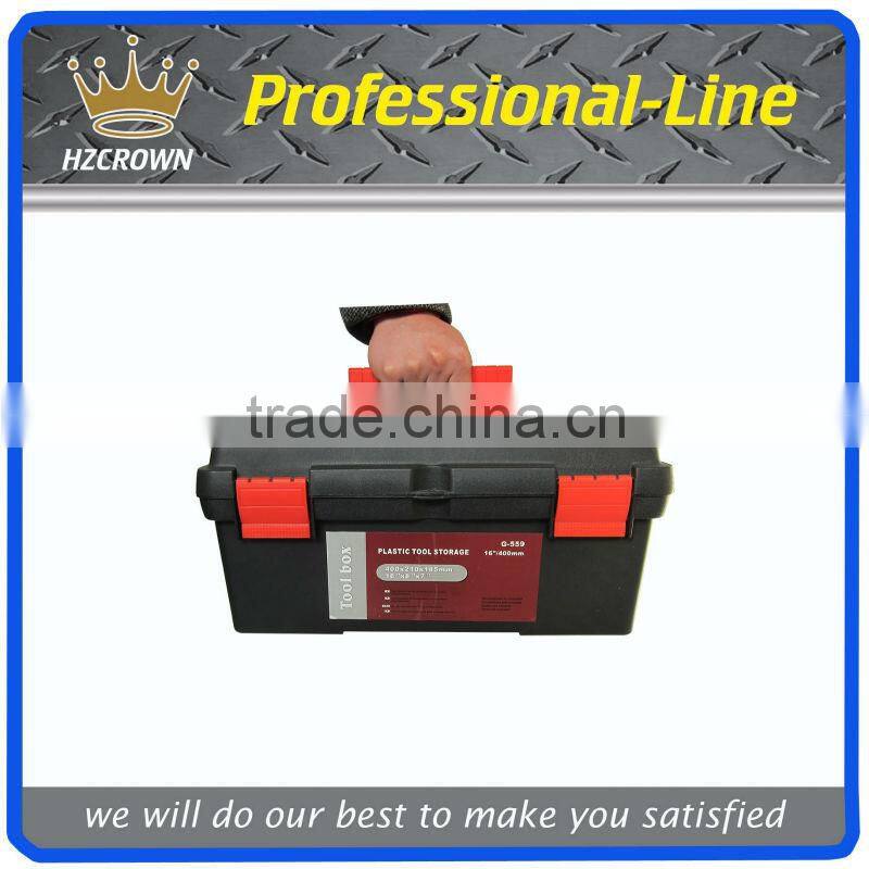 Plastic tool box with 93pc tool set