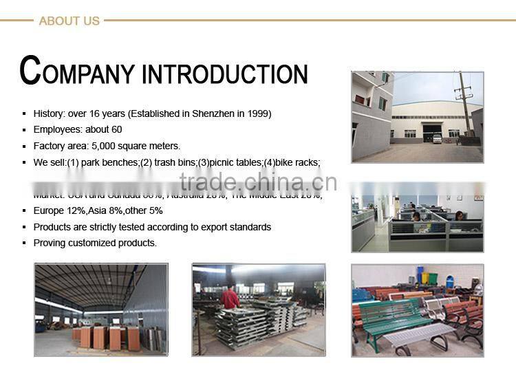 Single steel eco friendly trash can