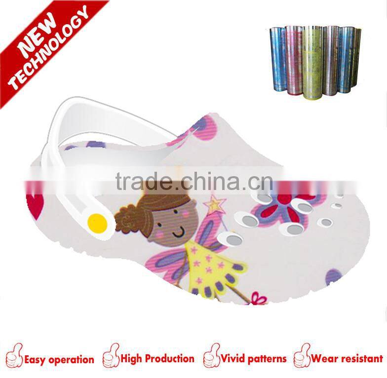 sublimation vacuum 3D transferred film for shoes