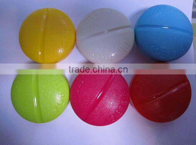 Plastic travel portable led pill box with lock