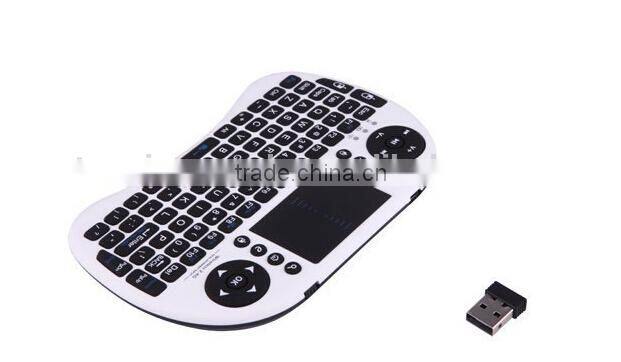 2.4G wireless air mouse with touchpad for android tv box and mini pc