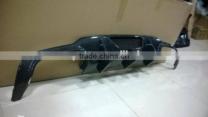 High quality Carbon fiber w204 V design diffuser rear lip for MB C-CLASS w204 c63 and AMG sport 2012~