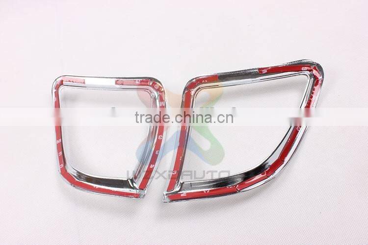 Chrome Rear Tail Fog Light Lamp Cover Trim 2pcs REAR FOG LAMP COVER FOR PEUGEOT PG 2008