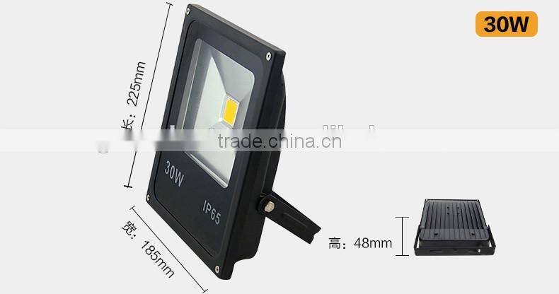 Black case IP66 Waterproof 30W RGB outdoor LED Flood light