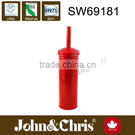 durable metal colorful toilet brush holder