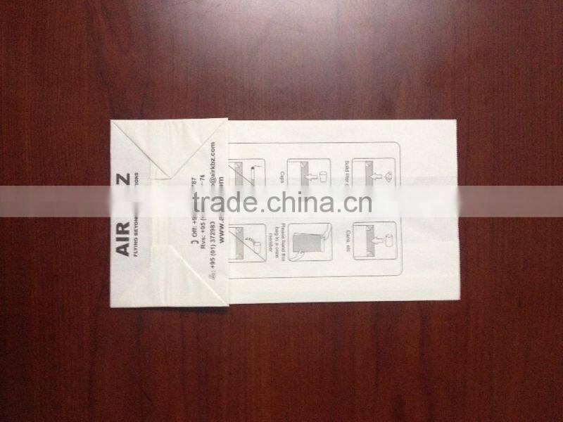 disposable airplane vomit bag in cheap price
