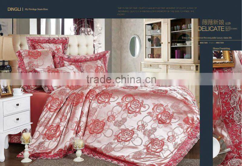 comforter bedding set/Jacquard quilt cover sets/Jacquard bedding sets